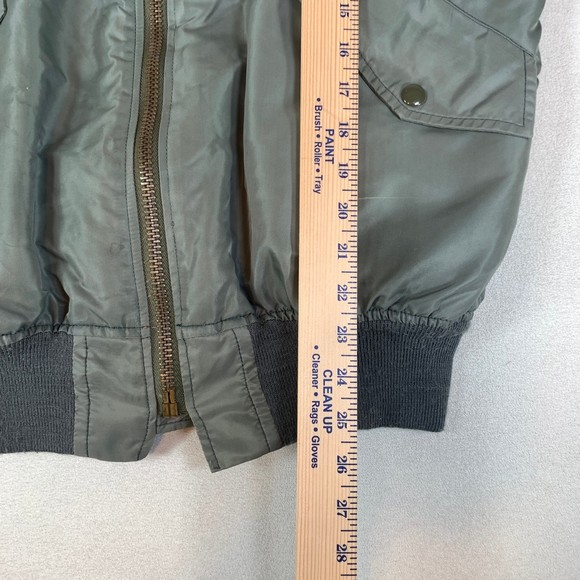 Space gear top gun nasa tomcat f-14 Bomber Jacket usaf vintage USA aviator - Picture 5 of 12